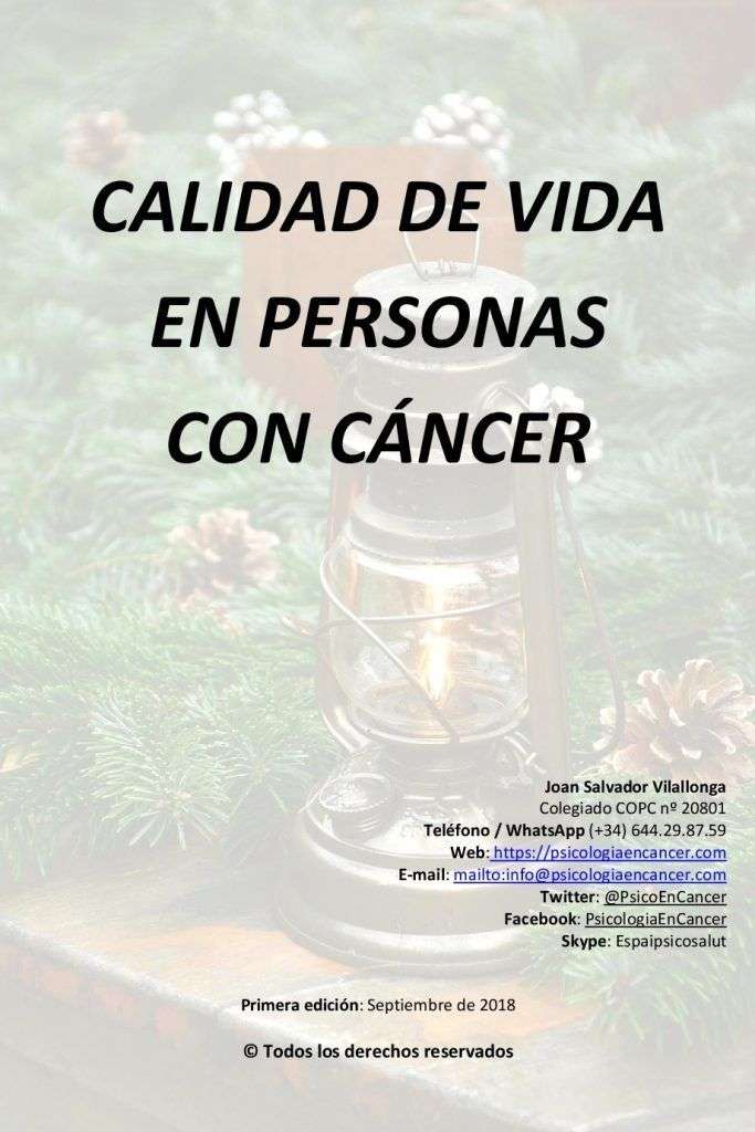Guia de qualitat de vida en persones amb càncer